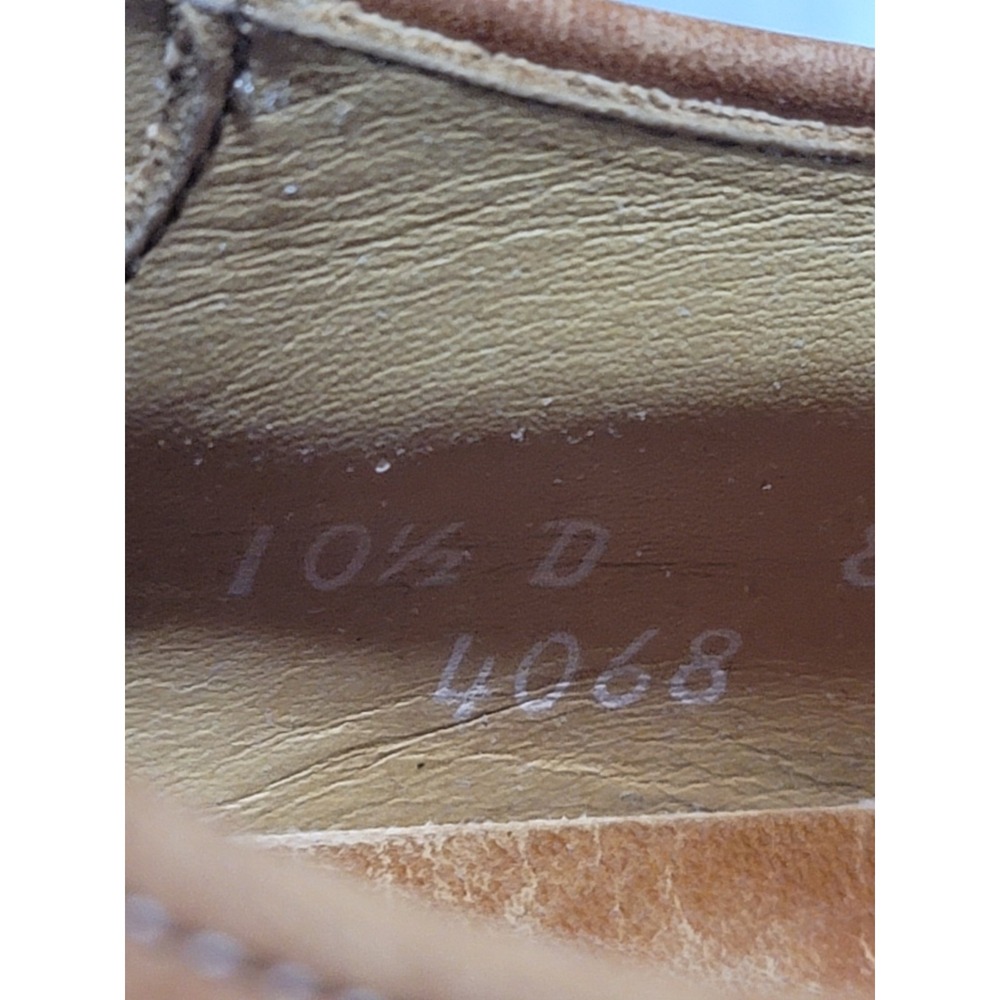 Allen Edmonds Corporate Casuals Derby Brown Walnut Leather Shoes Men Size 10.5 D - Picture 12 of 14